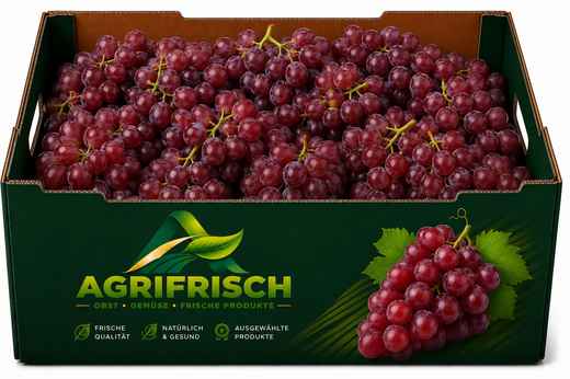 [AG-0057] Weintrauben rot kernlos 5 kg